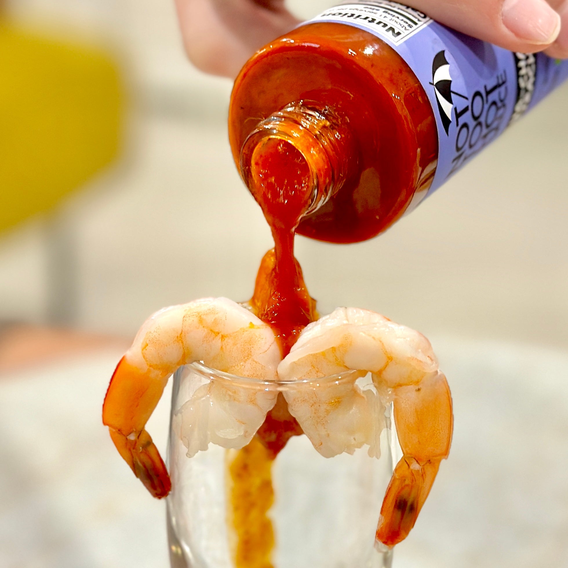 Sriracha Shrimp Cocktail Recipe with Hot Sauce