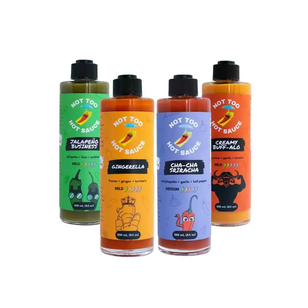 Classic Hot Sauce Variety Pack x3 + Magnet Not Too Hot Sauce