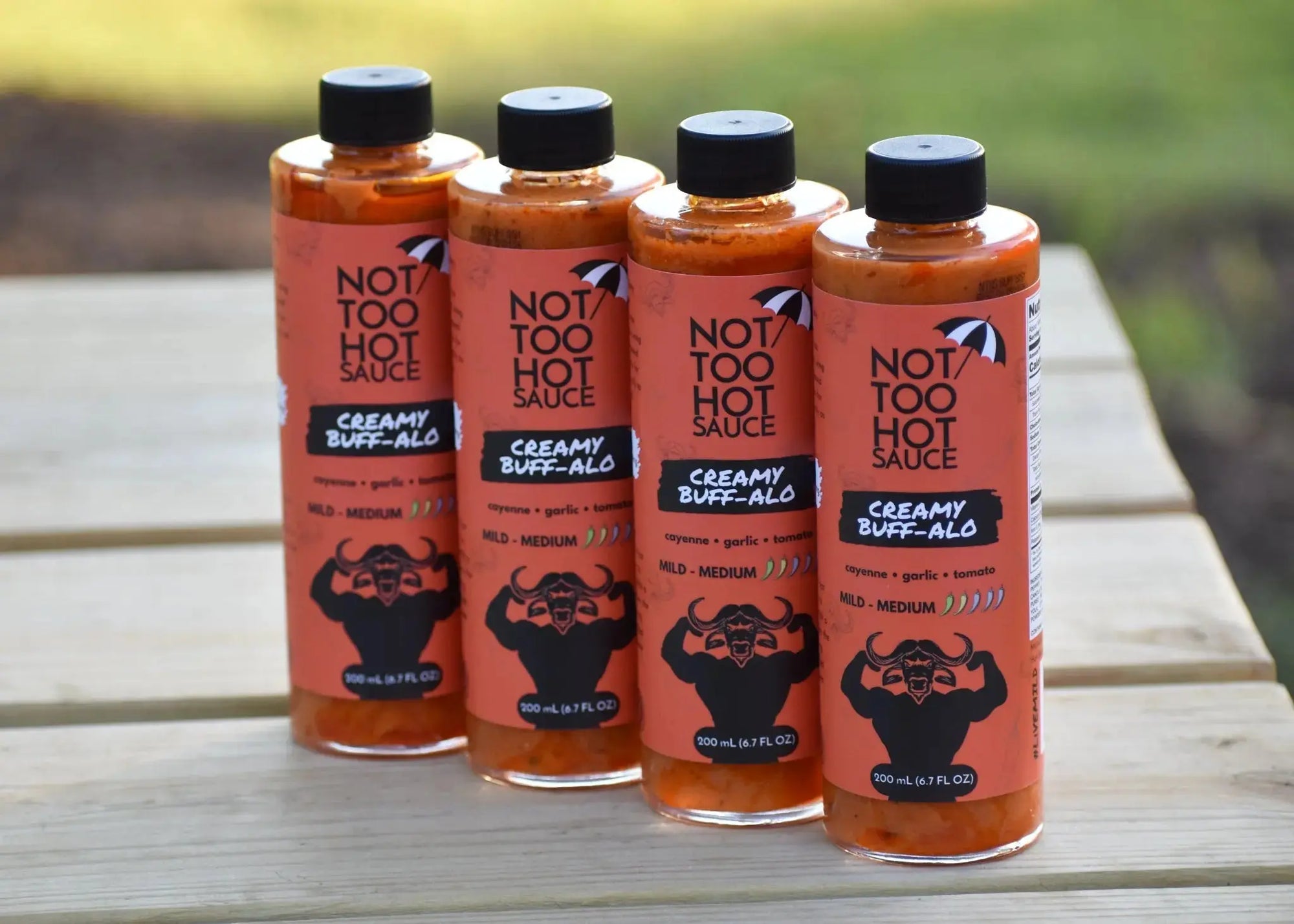 Creamy Buff-alo 7 oz. Buffalo Sauce - Not Too Hot Sauce