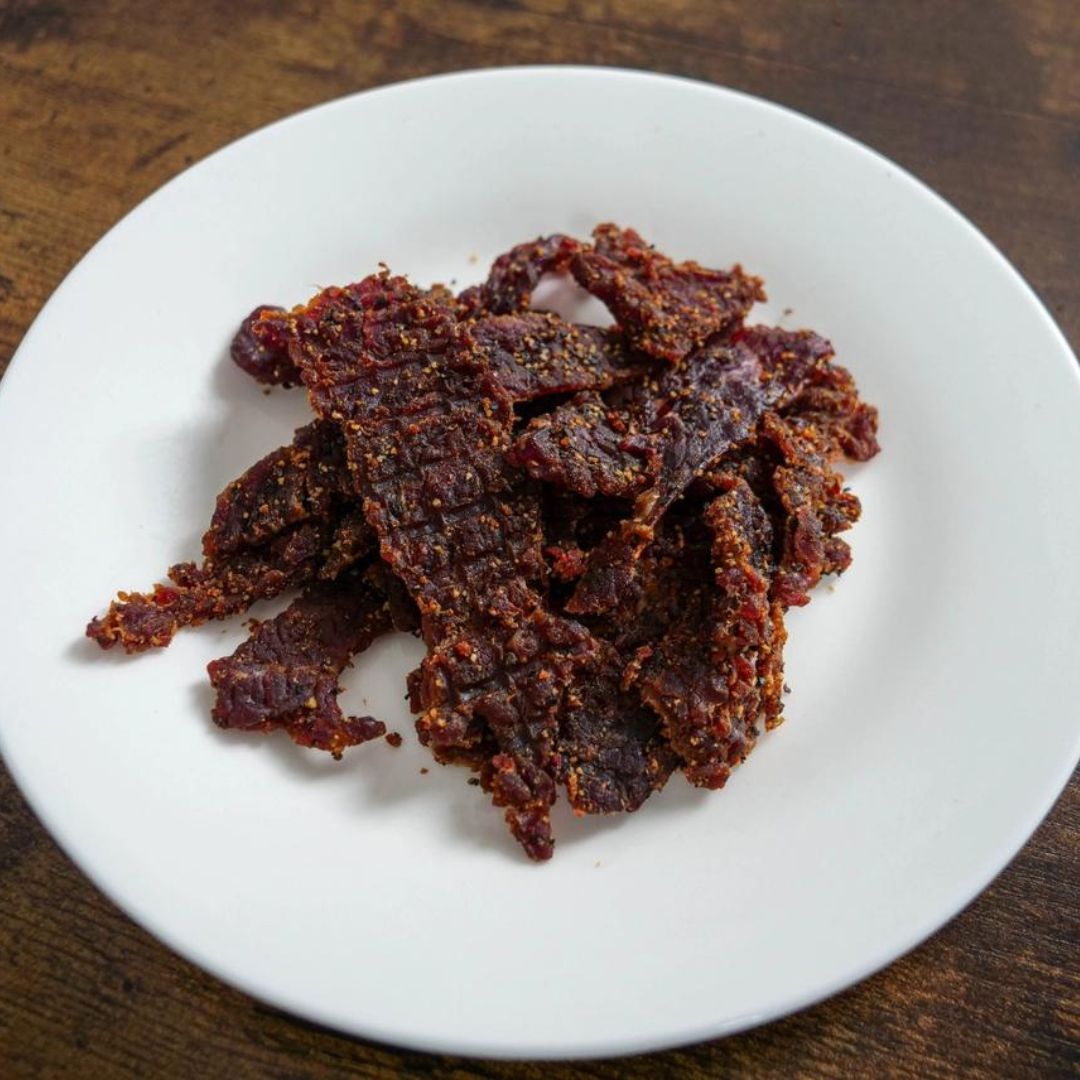 Tong Jerky's Honey Pepper Teriyaki Beef Jerky Tong Jerky